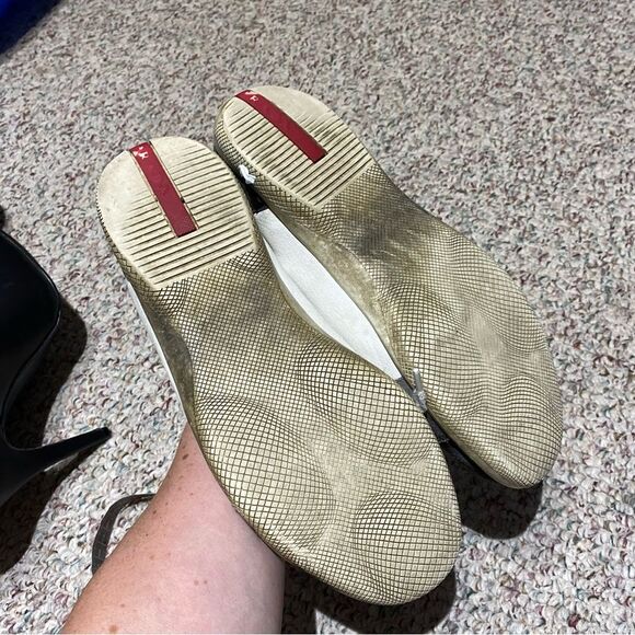 Prada Sport Leather Sneakers – Women’s 6.5 – Y2K‎ Designer Color Block - Picture 4 of 7